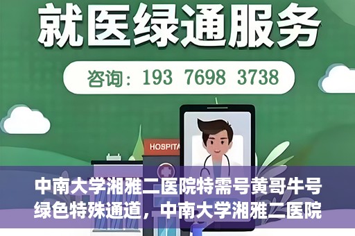 中南大学湘雅二医院特需号黄哥牛号绿色特殊通道，中南大学湘雅二医院特需号黄哥牛号，绿色就医特殊通道揭秘