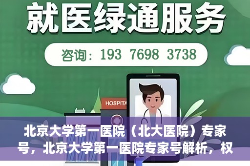 北京大学第一医院（北大医院）专家号，北京大学第一医院专家号解析，权威医疗团队的专业解读与诊疗之道