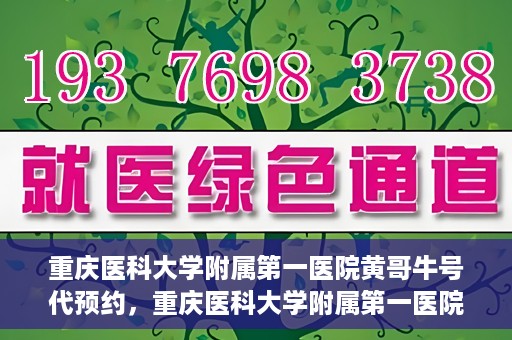 重庆医科大学附属第一医院黄哥牛号代预约，重庆医科大学附属第一医院黄哥牛号预约服务启动