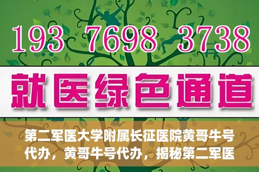 第二军医大学附属长征医院黄哥牛号代办，黄哥牛号代办，揭秘第二军医大学附属长征医院的医疗服务新篇章
