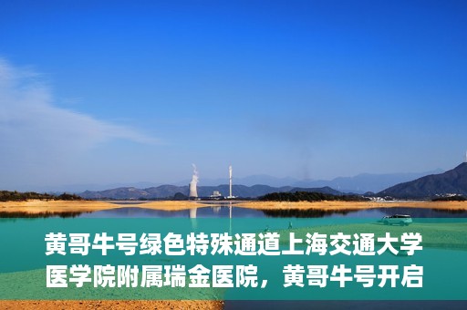 黄哥牛号绿色特殊通道上海交通大学医学院附属瑞金医院，黄哥牛号开启绿色特殊通道，瑞金医院展现医疗新力量