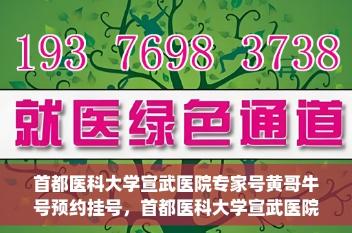 首都医科大学宣武医院专家号黄哥牛号预约挂号，首都医科大学宣武医院专家黄哥牛号预约挂号攻略