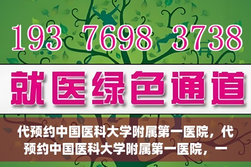 代预约中国医科大学附属第一医院，代预约中国医科大学附属第一医院，一站式医疗预约服务体验