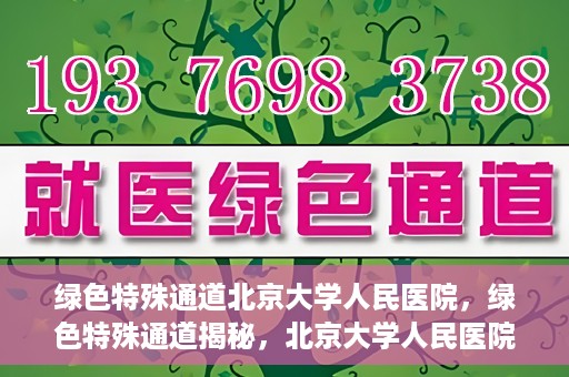 绿色特殊通道北京大学人民医院，绿色特殊通道揭秘，北京大学人民医院的健康守护之道