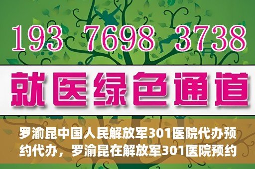 罗渝昆中国人民解放军301医院代办预约代办，罗渝昆在解放军301医院预约代办的便捷之路
