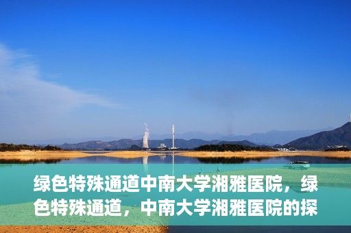 绿色特殊通道中南大学湘雅医院，绿色特殊通道，中南大学湘雅医院的探索与实践
