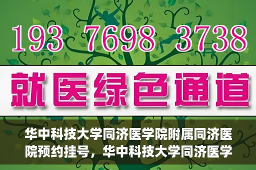 华中科技大学同济医学院附属同济医院预约挂号，华中科技大学同济医学院附属同济医院预约挂号指南