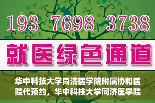 华中科技大学同济医学院附属协和医院代预约，华中科技大学同济医学院附属协和医院便捷代预约服务解析