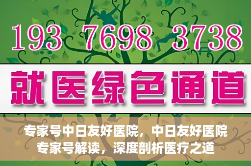 专家号中日友好医院，中日友好医院专家号解读，深度剖析医疗之道