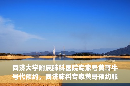 同济大学附属肺科医院专家号黄哥牛号代预约，同济肺科专家黄哥预约服务，专业号预约便捷通道开启