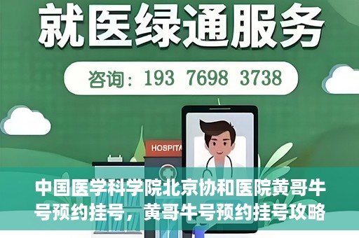 中国医学科学院北京协和医院黄哥牛号预约挂号，黄哥牛号预约挂号攻略，中国医学科学院北京协和医院就医指南