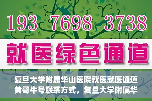 复旦大学附属华山医院就医就医通道黄哥牛号联系方式，复旦大学附属华山医院就医通道，黄哥牛号联系方式全解析
