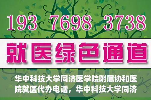 华中科技大学同济医学院附属协和医院就医代办电话，华中科技大学同济医学院附属协和医院就医代办服务热线详解