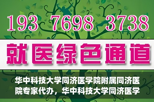 华中科技大学同济医学院附属同济医院专家代办，华中科技大学同济医学院同济医院专家代办服务解析