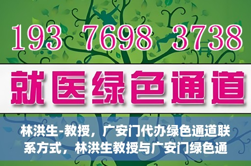 林洪生-教授，广安门代办绿色通道联系方式，林洪生教授与广安门绿色通道，联系方式揭秘