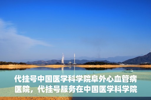 代挂号中国医学科学院阜外心血管病医院，代挂号服务在中国医学科学院阜外心血管病医院，预约挂号新体验与挑战