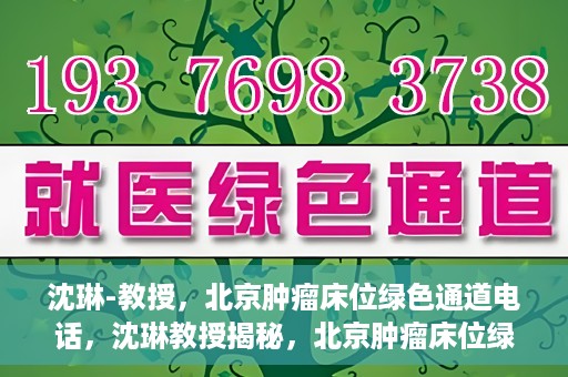 沈琳-教授，北京肿瘤床位绿色通道电话，沈琳教授揭秘，北京肿瘤床位绿色通道电话直达服务