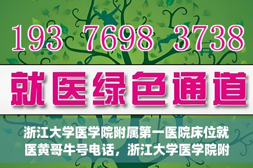 浙江大学医学院附属第一医院床位就医黄哥牛号电话，浙江大学医学院附属第一医院床位预约咨询黄哥牛号电话攻略