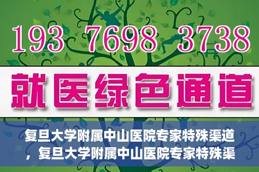 复旦大学附属中山医院专家特殊渠道，复旦大学附属中山医院专家特殊渠道解析与探讨
