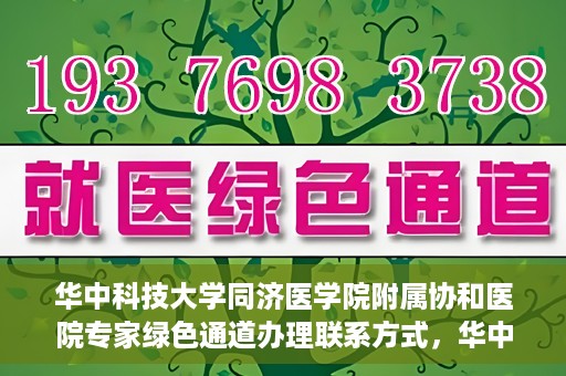 华中科技大学同济医学院附属协和医院专家绿色通道办理联系方式，华中科技大学同济医学院附属协和医院专家绿色通道联系指南
