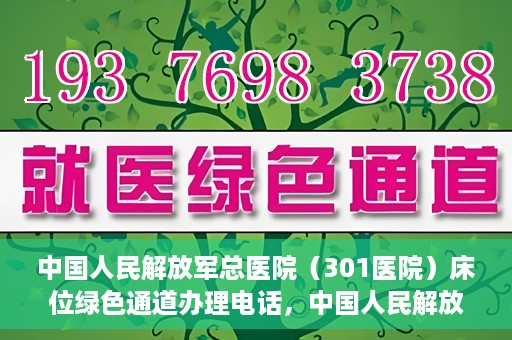 中国人民解放军总医院（301医院）床位绿色通道办理电话，中国人民解放军总医院床位绿色通道咨询热线及办理流程解析