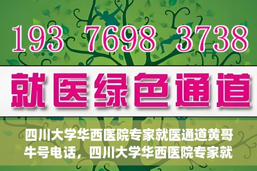 四川大学华西医院专家就医通道黄哥牛号电话，四川大学华西医院专家就医通道揭秘，黄哥牛号电话背后的就医服务体验