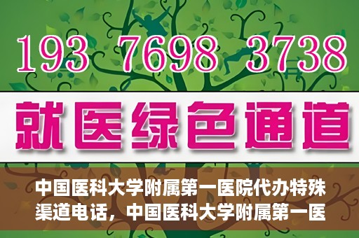 中国医科大学附属第一医院代办特殊渠道电话，中国医科大学附属第一医院特殊渠道电话代办服务详解