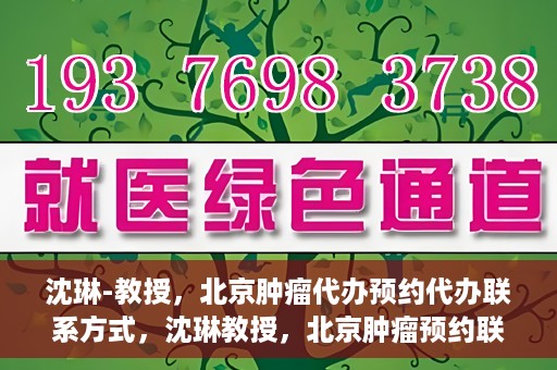 沈琳-教授，北京肿瘤代办预约代办联系方式，沈琳教授，北京肿瘤预约联系方式及代办服务解析