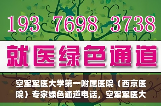 空军军医大学第一附属医院（西京医院）专家绿色通道电话，空军军医大学第一附属医院（西京医院）专家绿色通道联系电话揭秘