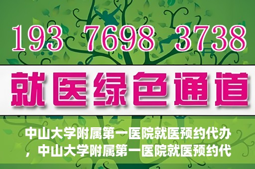 中山大学附属第一医院就医预约代办，中山大学附属第一医院就医预约代办服务详解