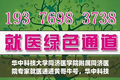 华中科技大学同济医学院附属同济医院专家就医通道黄哥牛号，华中科技大学同济医院专家就医通道，黄哥牛号专家团队专业服务开启