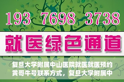 复旦大学附属中山医院就医就医预约黄哥牛号联系方式，复旦大学附属中山医院就医预约指南，黄哥牛号联系方式全解析