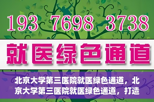 北京大学第三医院就医绿色通道，北京大学第三医院就医绿色通道，打造便捷医疗体验新篇章