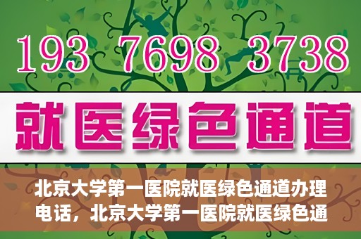 北京大学第一医院就医绿色通道办理电话，北京大学第一医院就医绿色通道服务热线电话详解