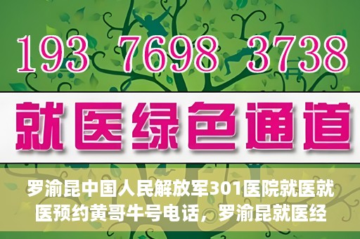 罗渝昆中国人民解放军301医院就医就医预约黄哥牛号电话，罗渝昆就医经历揭秘，中国人民解放军301医院预约背后的故事与黄哥牛号电话曝光