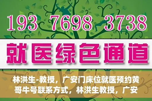 林洪生-教授，广安门床位就医预约黄哥牛号联系方式，林洪生教授，广安门就医预约床位攻略及黄哥牛号联系方式揭秘