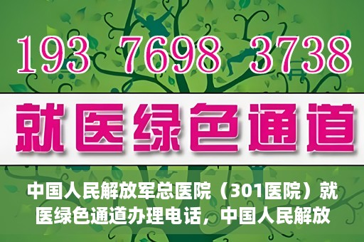 中国人民解放军总医院（301医院）就医绿色通道办理电话，中国人民解放军总医院就医绿色通道办理热线详解