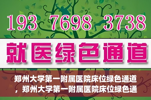 郑州大学第一附属医院床位绿色通道，郑州大学第一附属医院床位绿色通道，就医新路径揭秘