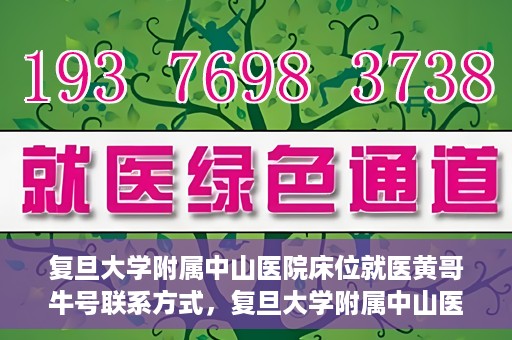 复旦大学附属中山医院床位就医黄哥牛号联系方式，复旦大学附属中山医院床位就医攻略，黄哥牛号联系方式揭秘