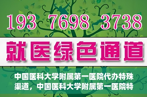 中国医科大学附属第一医院代办特殊渠道，中国医科大学附属第一医院特殊渠道代办服务详解