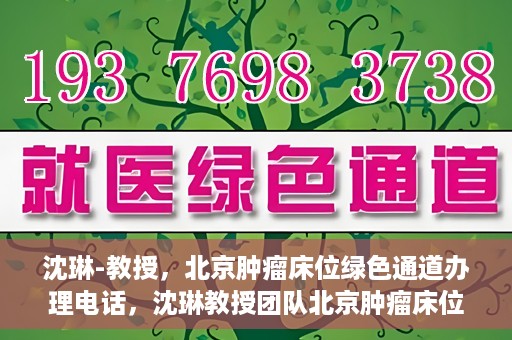 沈琳-教授，北京肿瘤床位绿色通道办理电话，沈琳教授团队北京肿瘤床位绿色通道办理热线揭秘
