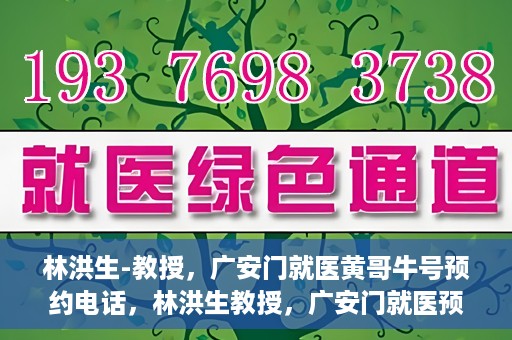 林洪生-教授，广安门就医黄哥牛号预约电话，林洪生教授，广安门就医预约热线与黄哥牛号背后的故事