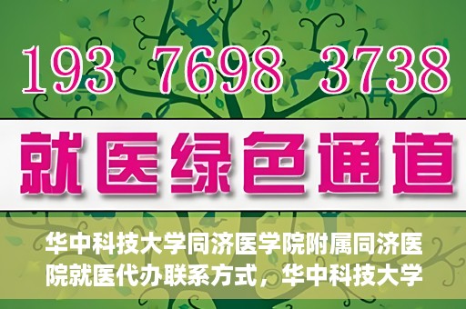华中科技大学同济医学院附属同济医院就医代办联系方式，华中科技大学同济医学院附属同济医院就医代办服务联系方式解析