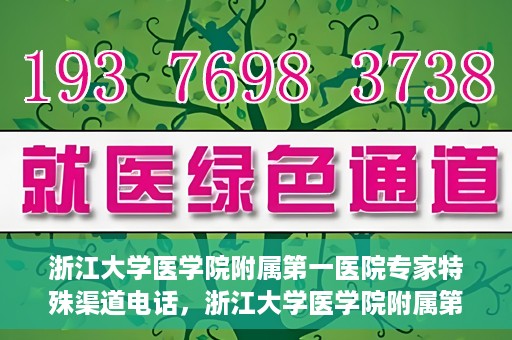 浙江大学医学院附属第一医院专家特殊渠道电话，浙江大学医学院附属第一医院专家特殊渠道专线电话揭秘