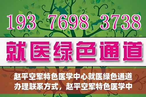 赵平空军特色医学中心就医绿色通道办理联系方式，赵平空军特色医学中心就医绿色通道办理指南，快速联系与便捷办理秘籍！