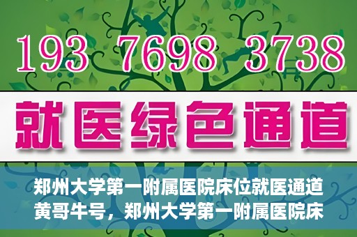 郑州大学第一附属医院床位就医通道黄哥牛号，郑州大学第一附属医院床位就医通道揭秘，黄哥牛号引领就医新风尚