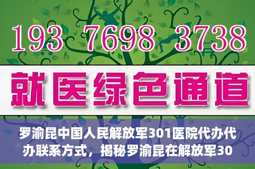 罗渝昆中国人民解放军301医院代办代办联系方式，揭秘罗渝昆在解放军301医院的代办联系方式，权威医疗背后的服务细节解读