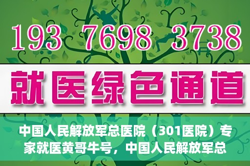 中国人民解放军总医院（301医院）专家就医黄哥牛号，中国人民解放军总医院（301医院）黄哥牛号专家就医解析