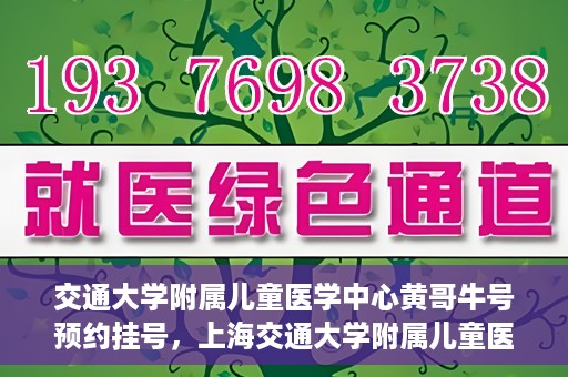 交通大学附属儿童医学中心黄哥牛号预约挂号，上海交通大学附属儿童医学中心黄哥牛专家预约挂号攻略