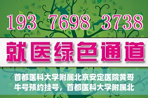 首都医科大学附属北京安定医院黄哥牛号预约挂号，首都医科大学附属北京安定医院黄哥牛号预约挂号指南